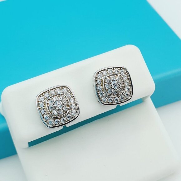 "925 Sterling Silver CZ Beautiful Earrings for Women, 1USPAR4194 - Picture 2 of 11